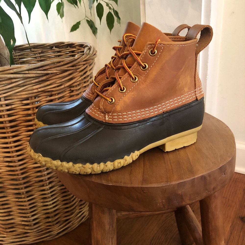 L.L. Bean Classic Bean Boots 6” Waterproof Rain Snow Boots Women’s Size 7